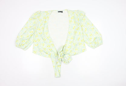 Womens UK Size 14 ASOS DESIGN Multicoloured Wrap