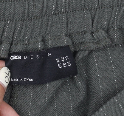 Womens UK Size 14 ASOS  Casual Grey Trousers