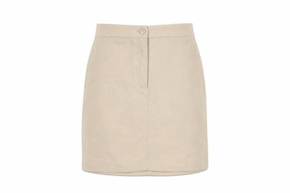 Monki Women's Beige Short Pencil Skirt Size 4