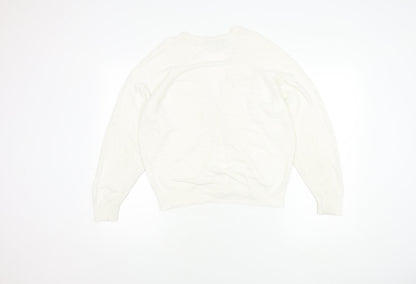 St Michael Women's White Cardigan Size 14