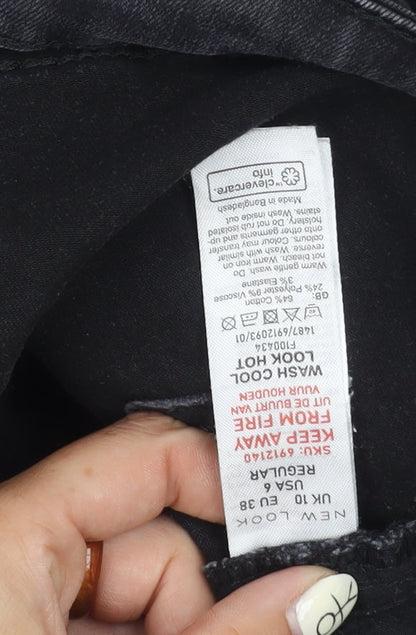 New Look Women's Black Skinny Jeans Size 10