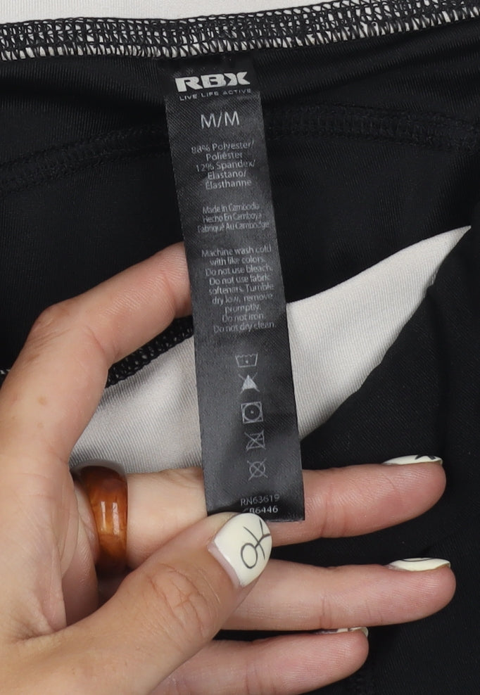 RBX Women's Black M Leggings for Gym & Training
