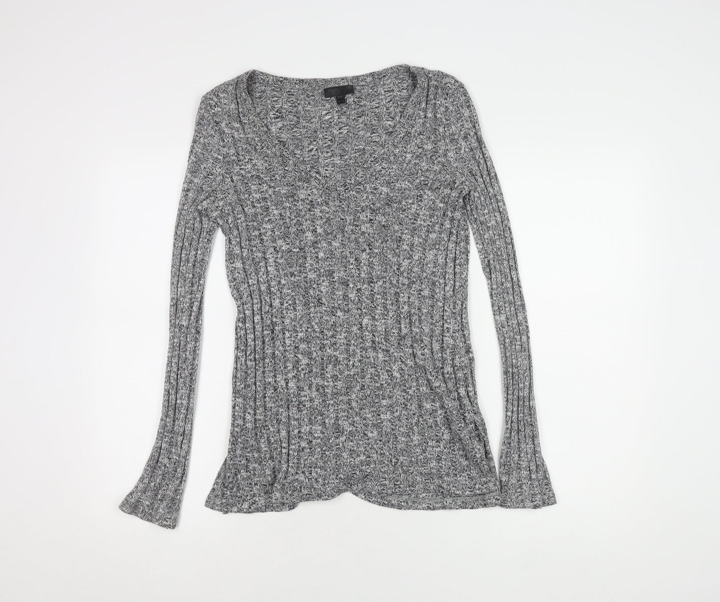 Womens UK Size 12 Topshop Grey Pullover Jumper
