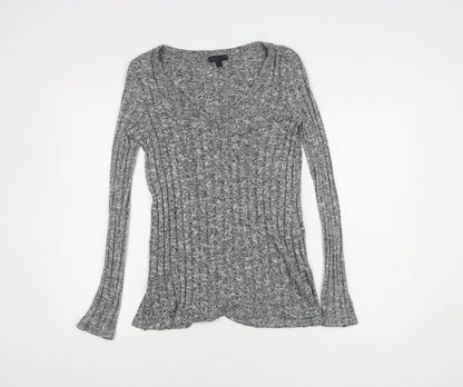 Womens UK Size 12 Topshop Grey Pullover Jumper