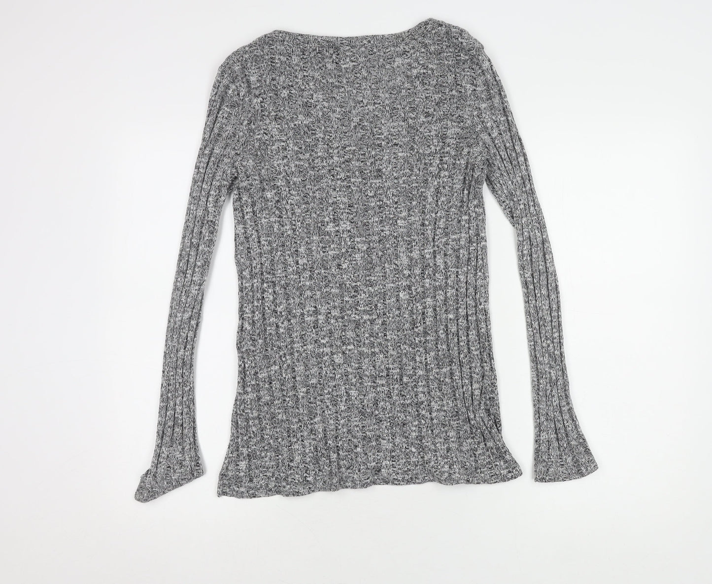 Womens UK Size 12 Topshop Grey Pullover Jumper