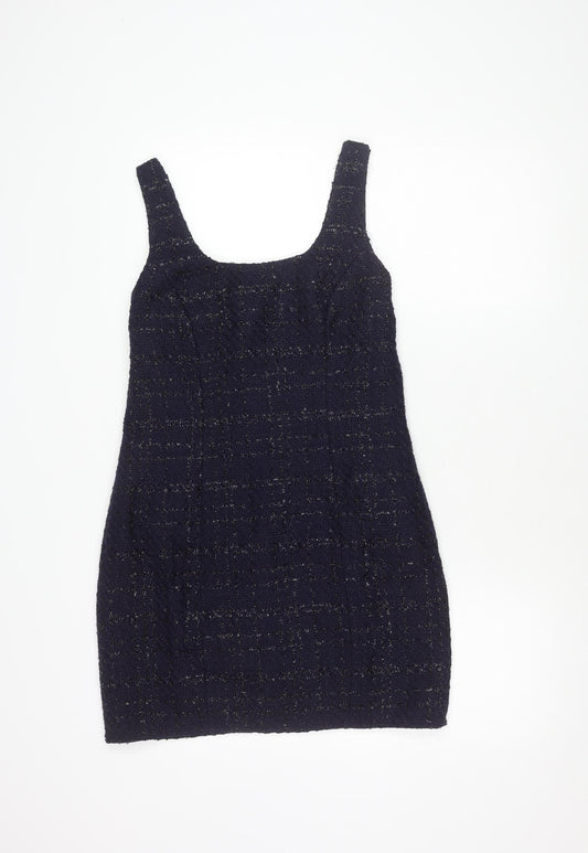 New Look Women's Blue Sleeveless Party Dress, Size 12