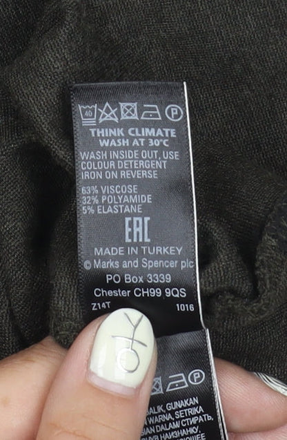 Marks and Spencer Women Green Skirt Size 14