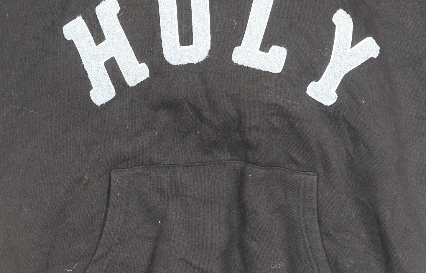 Rising Black Pullover Hoodie Unisex S Fleece Logo