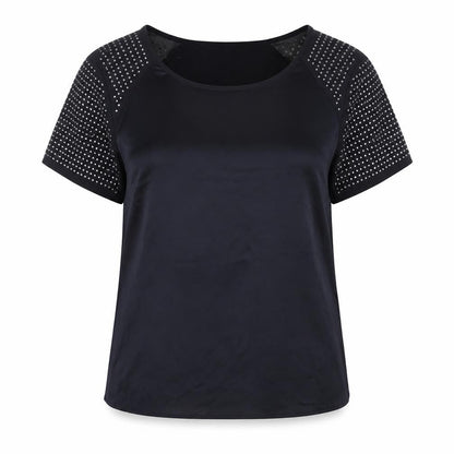 Womens UK Size 12 Dorothy Perkins Black Basic Blouse