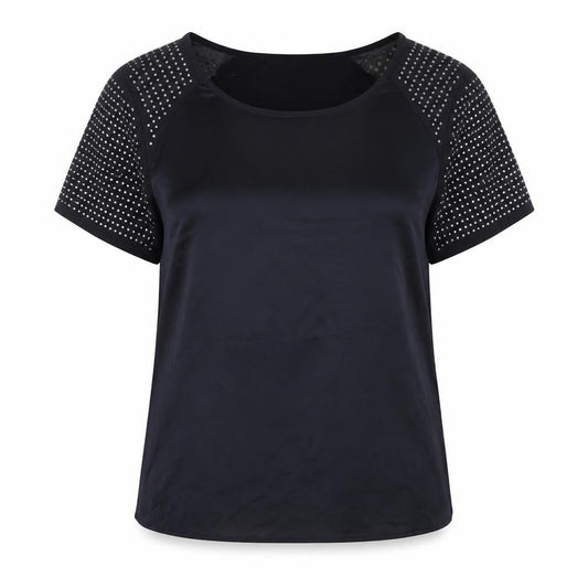 Womens UK Size 12 Dorothy Perkins Black Basic Blouse