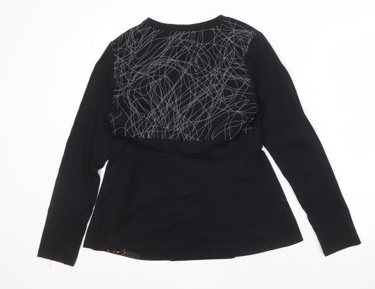 Joe Browns Women's Black Wrap Blouse, Size 12