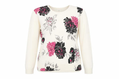 Womens UK Size L Lakeland Multicoloured Pullover Jumper