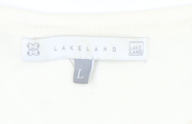 Womens UK Size L Lakeland Multicoloured Pullover Jumper