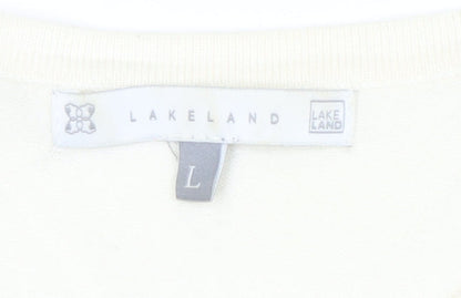 Womens UK Size L Lakeland Multicoloured Pullover Jumper