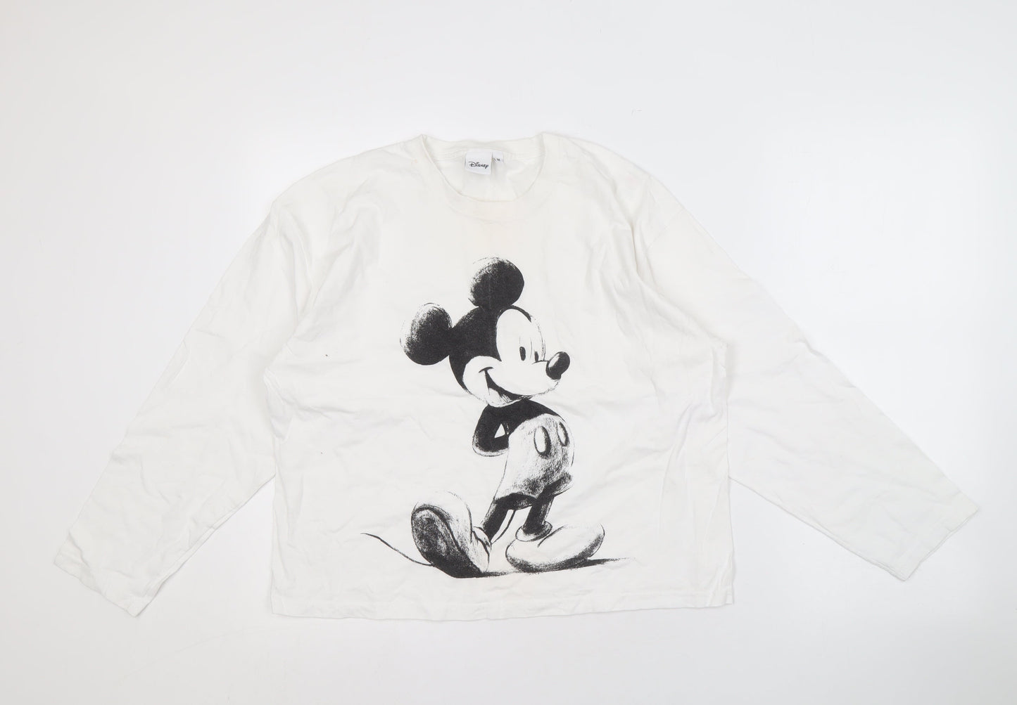 Unisex Adults UK Size M Disney White  T-Shirt