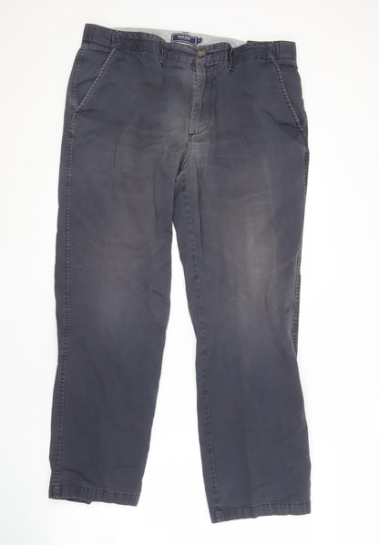 Maine New England Men's Blue Chino Trousers - Size 38 R
