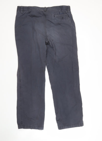 Maine New England Men's Blue Chino Trousers - Size 38 R