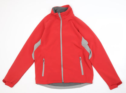 Mens UK Size M Crane Trail Red Soft Shell