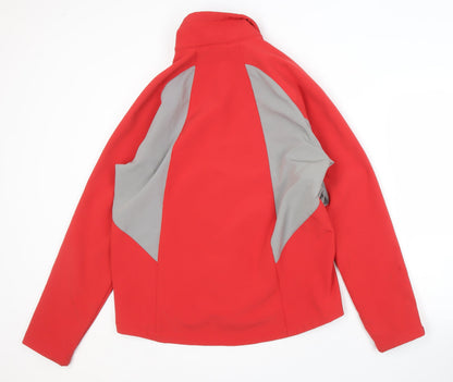 Mens UK Size M Crane Trail Red Soft Shell