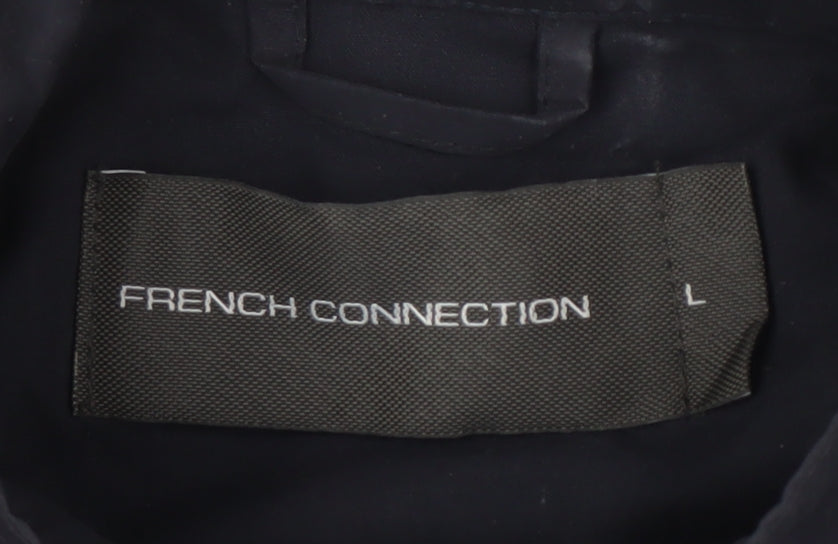 Mens UK Size L French Connection Black Basic Jacket
