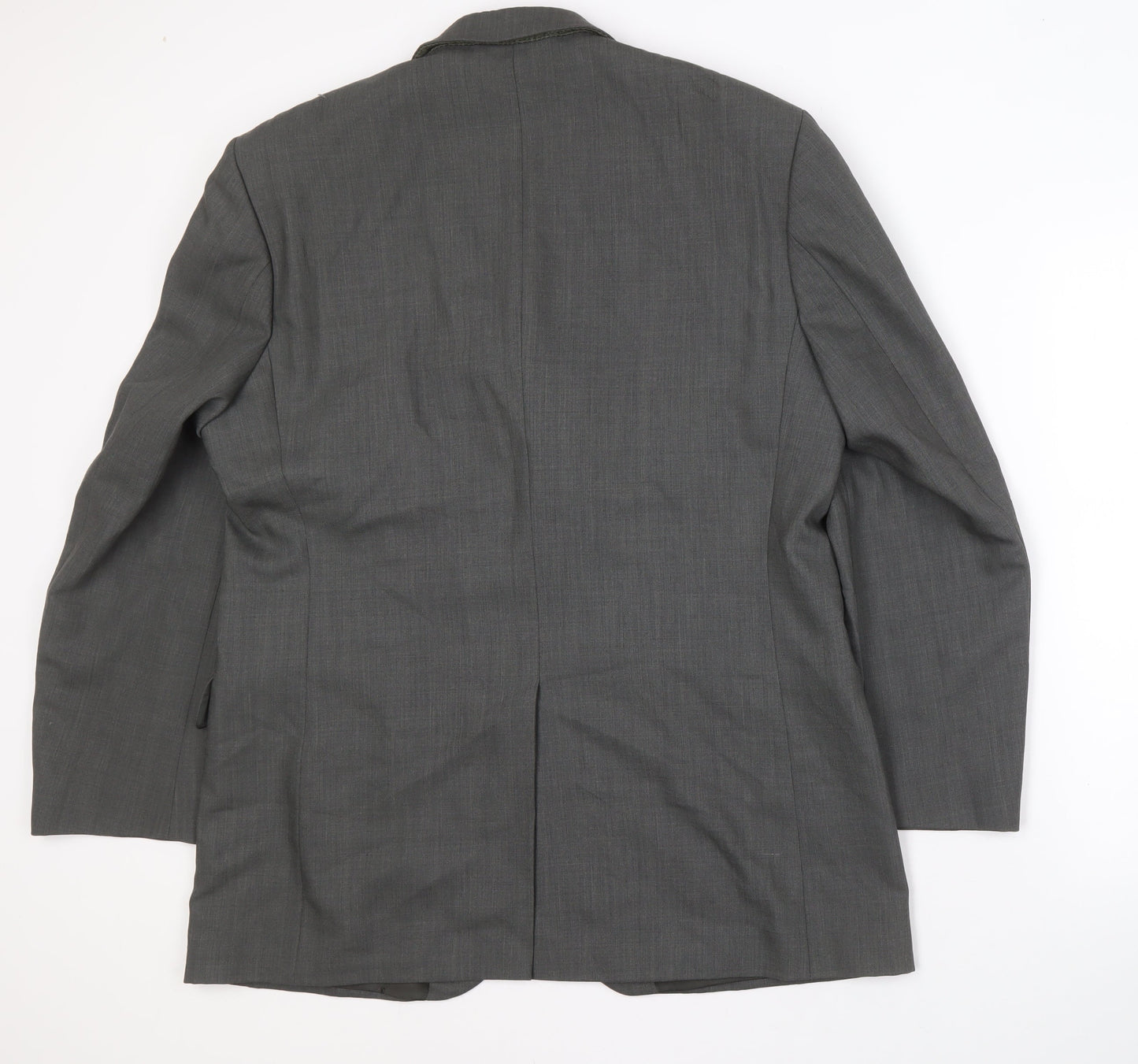 Mens UK Size 42 Jeff Banks Regular Grey Suit Jacket