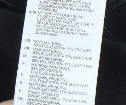 Adidas Women's Black Running Leggings, M, Quick Dry