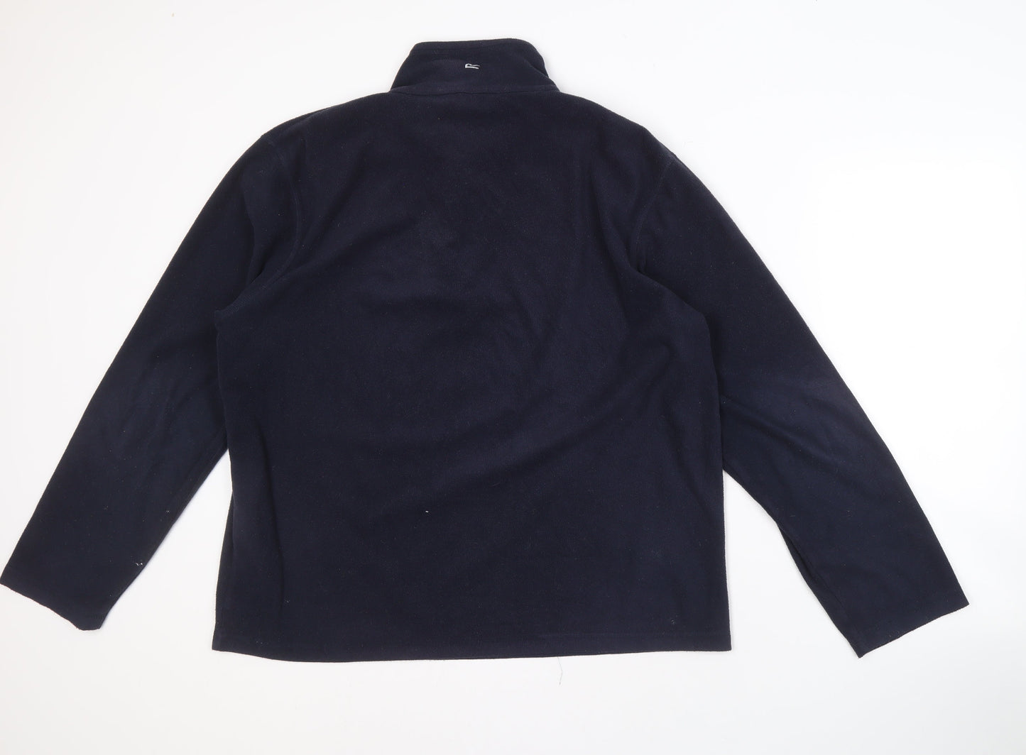 Mens UK Size L Regatta Black 1/4 Zip Sweatshirt