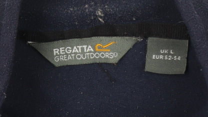 Mens UK Size L Regatta Black 1/4 Zip Sweatshirt