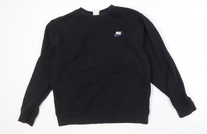 Mens UK Size S Nike Black Pullover Sweatshirt