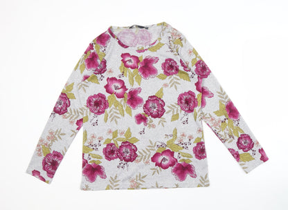 Womens UK Size S Isle Essentials Multicoloured Pullover Jumper