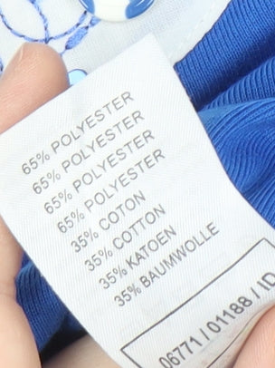 Damart Women's Blue T-Shirt, Size M, Short Sleeve