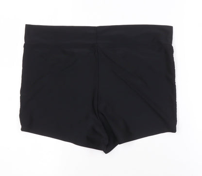 Cotton Traders Women's Black Activewear Shorts, Size 18