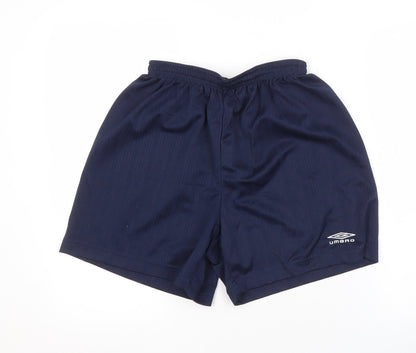 Umbro Men's Blue Medium Activewear Shorts