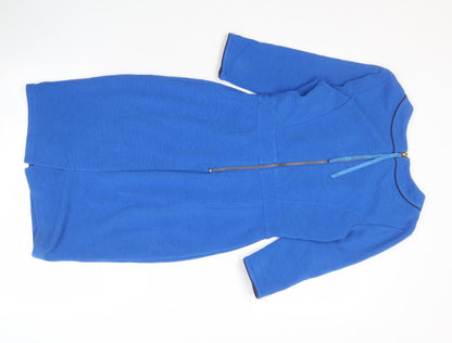 Boden Women's Blue Sheath Dress, Size 8, Knee Length