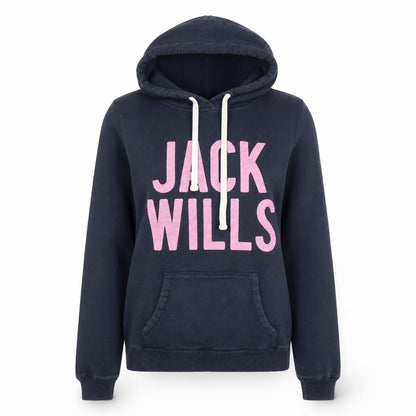 Womens UK Size 8 Jack Wills Blue Pullover Hoodie