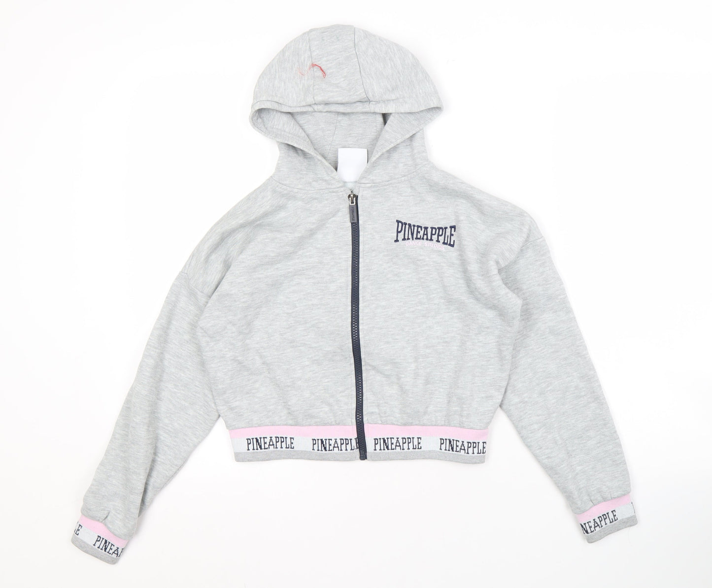 Primark Girls Grey Full Zip Hoodie - Size 146