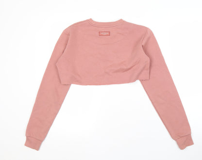 Lounge Apparel Pink XS Women's Cropped Sweatshirt