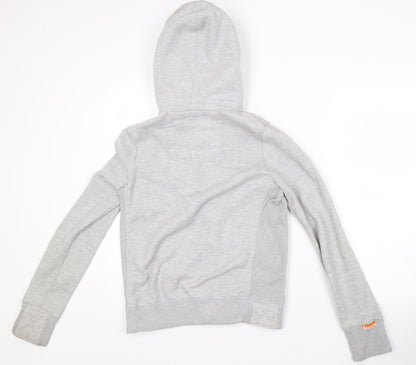 Superdry Men's Grey Full Zip Hoodie Size S