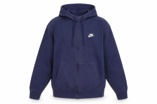 Mens UK Size S Nike Blue Full Zip Hoodie