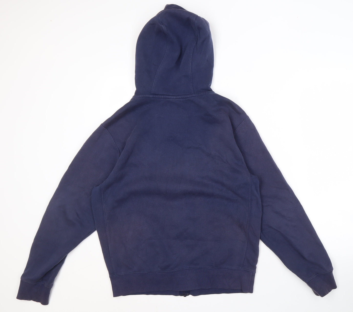 Mens UK Size S Nike Blue Full Zip Hoodie