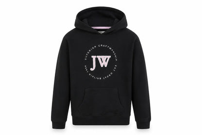 Jack Wills Girls' Black Pullover Hoodie, 9-10 Years