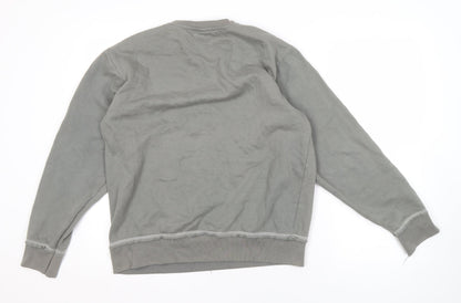 Blue Steel Unisex Grey Pullover Sweatshirt