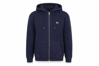 Mens UK Size M Lee Blue Full Zip Hoodie