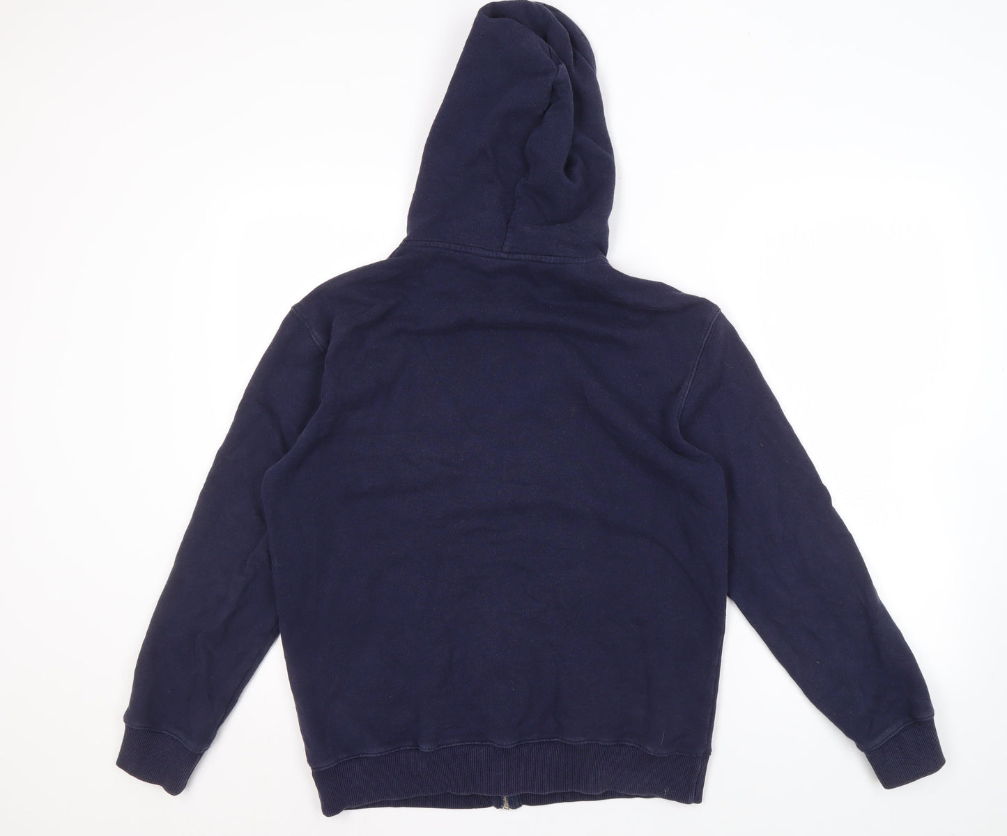 Mens UK Size M Lee Blue Full Zip Hoodie