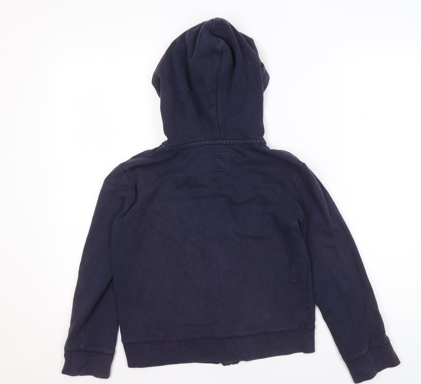 GAP Girls Blue Full Zip Hoodie with Logo, Size 10 Years