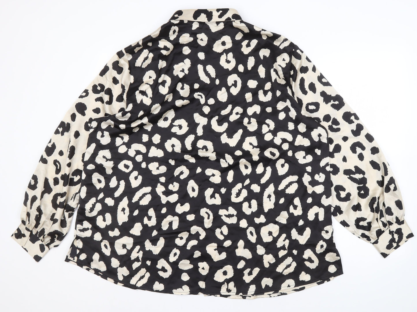 Womens UK Size 20 Lipsy Black  Button-Up