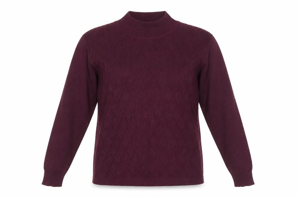 Womens UK Size 12 Eastex Purple Pullover Jumper
