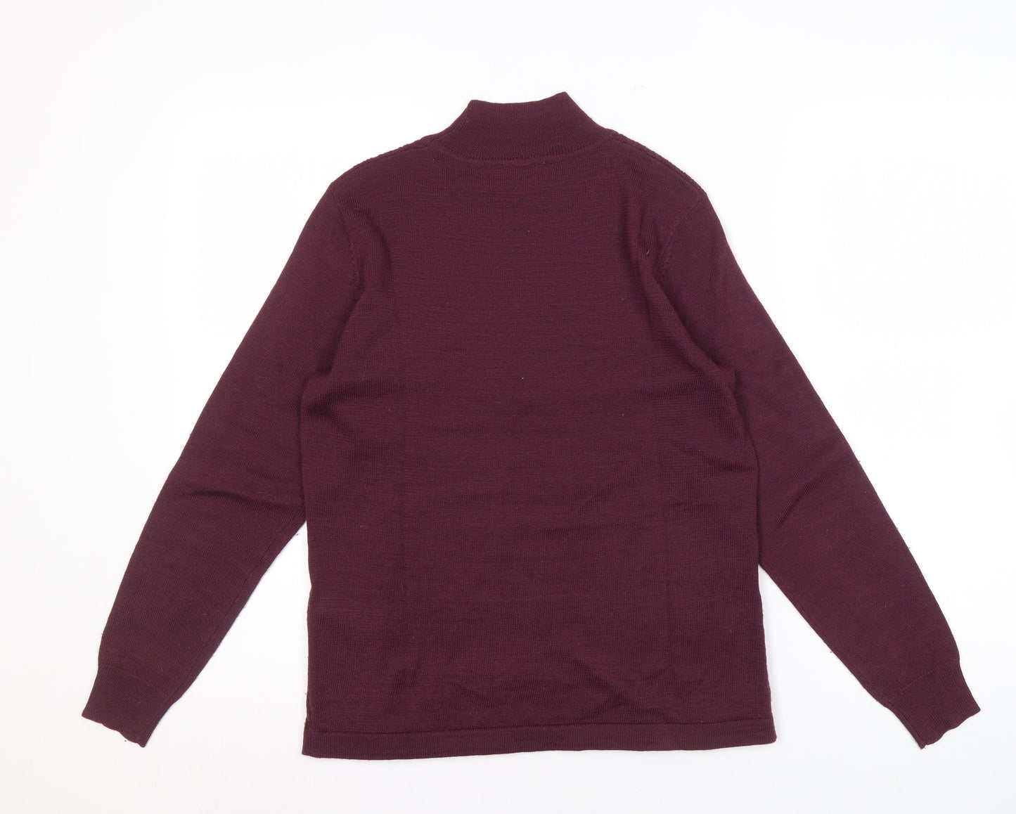 Eastex Women's Purple High Neck Jumper Size 12