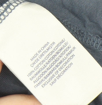 Polo Ralph Lauren Men's Blue V-Neck T-Shirt - L