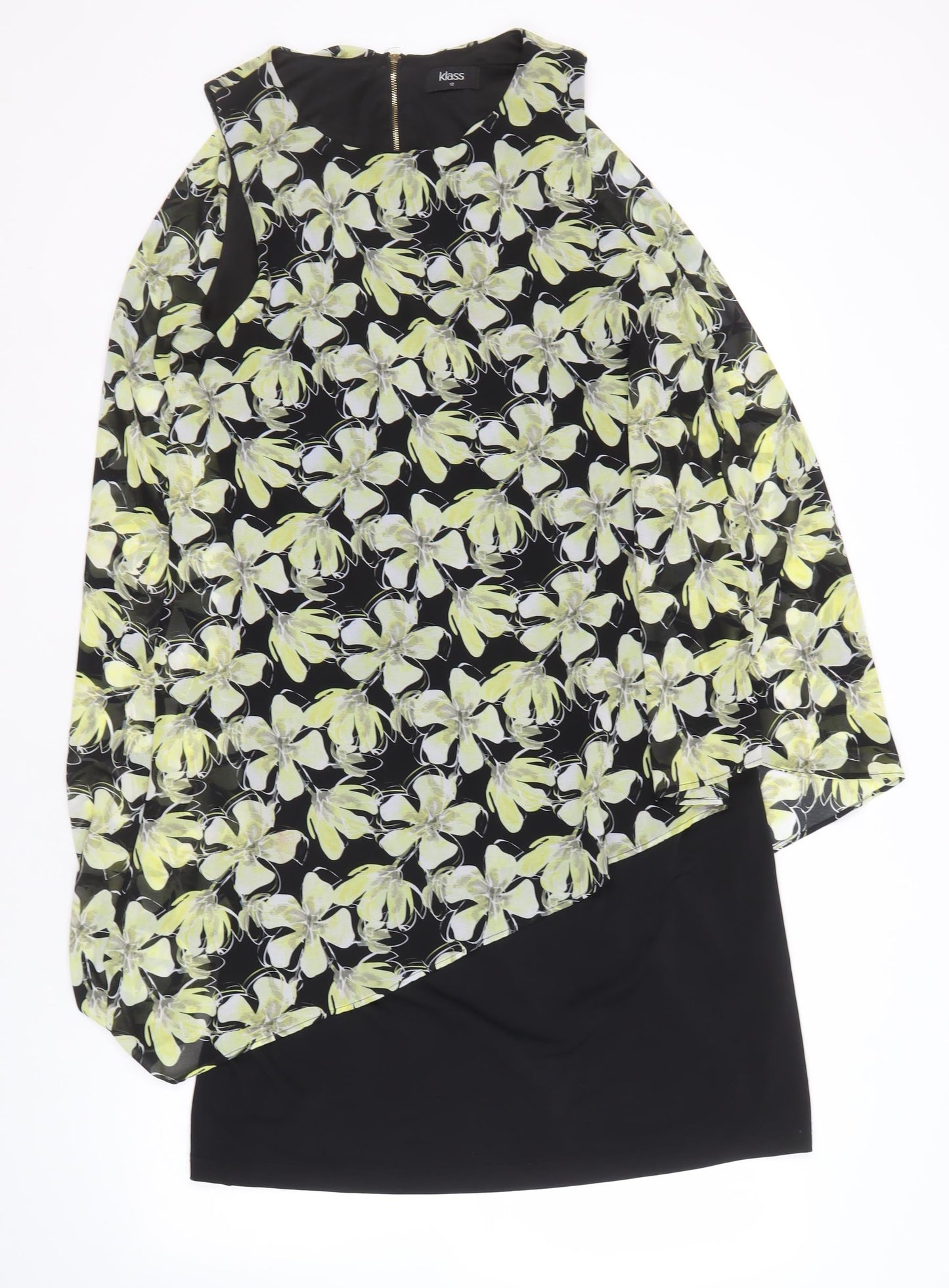 Klass Women's Floral Sleeveless Dress, Size 12